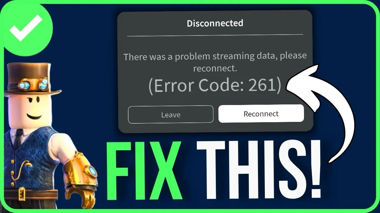 How to Fix Roblox Error Code 261 on Mobile