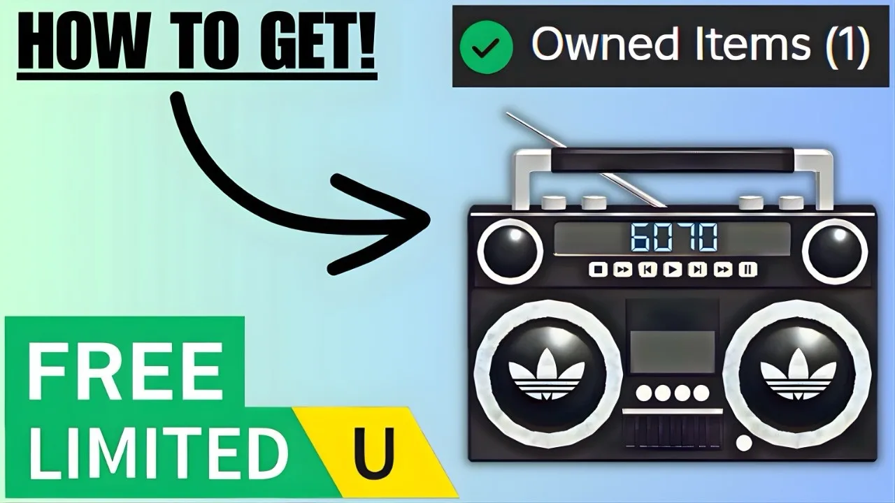 How to Get the adidas Originals Boombox Limited UGC Item in Roblox