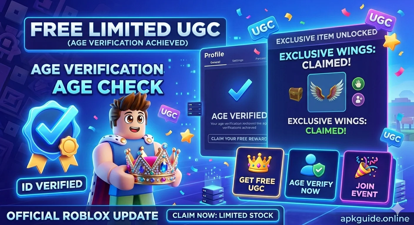 Roblox Age Verification and Free Limited UGC Items